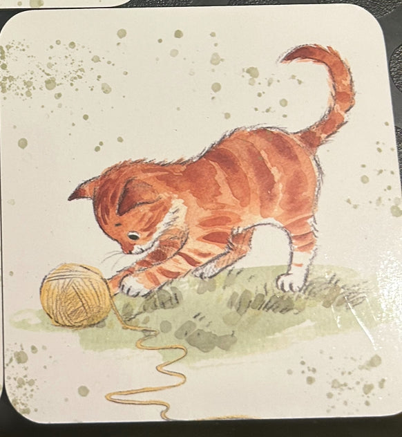 Cat Coasters - 3 Designs To Choose From