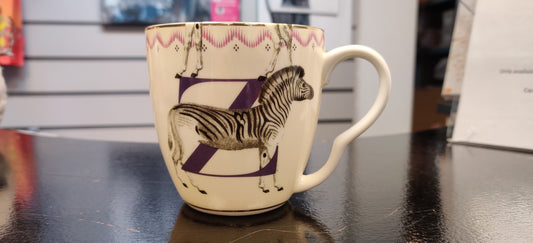Yvonne Ellen Alphabet Mug - Z, Zebra