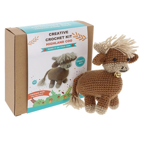 Creative Crochet Kit - Highland Coo/Cow