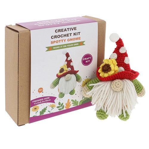 Creative Crochet Kit - Spotty Gnome/Gonk