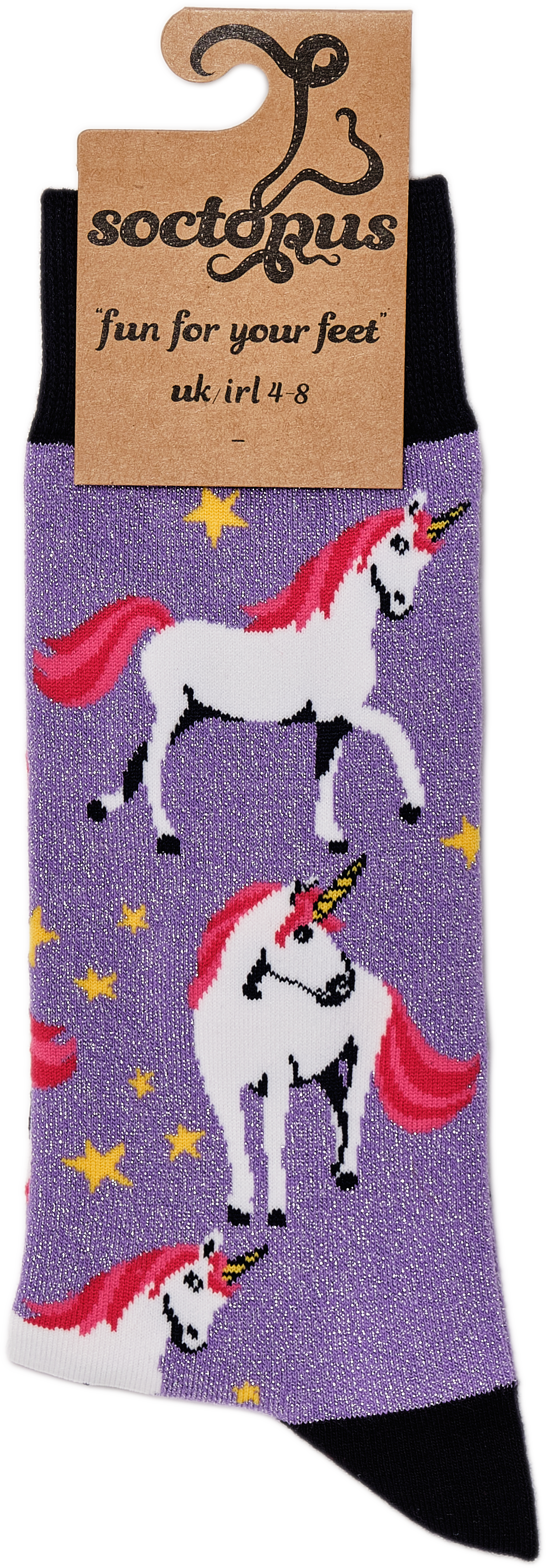 Unicorn Glitter Socks