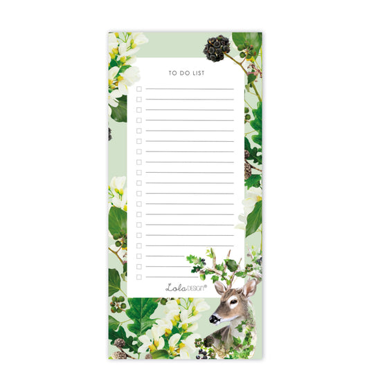 Winter Stag Magnetic List Pad
