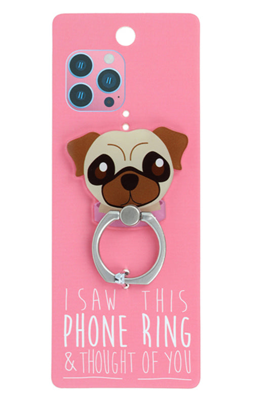 Pug Phone Ring
