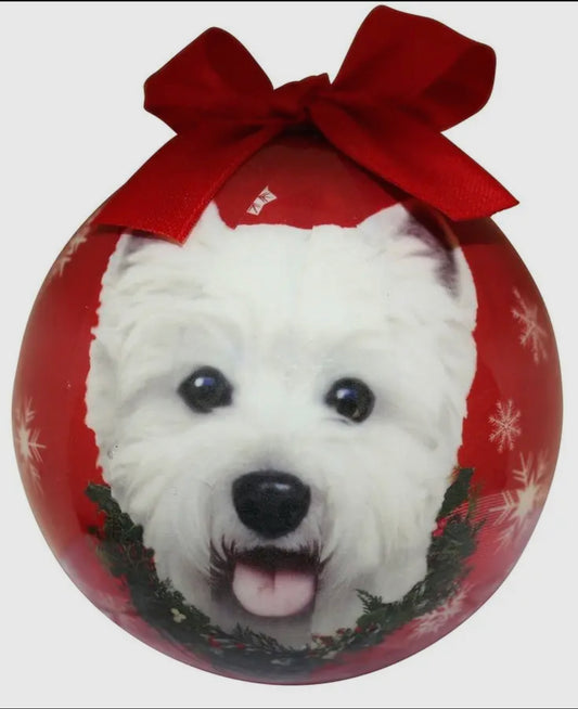 West Highland Terrier Christmas Bauble