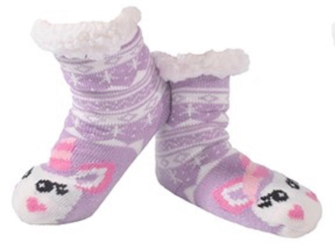 Nuzzles Kids Slipper Sock - Unicorn