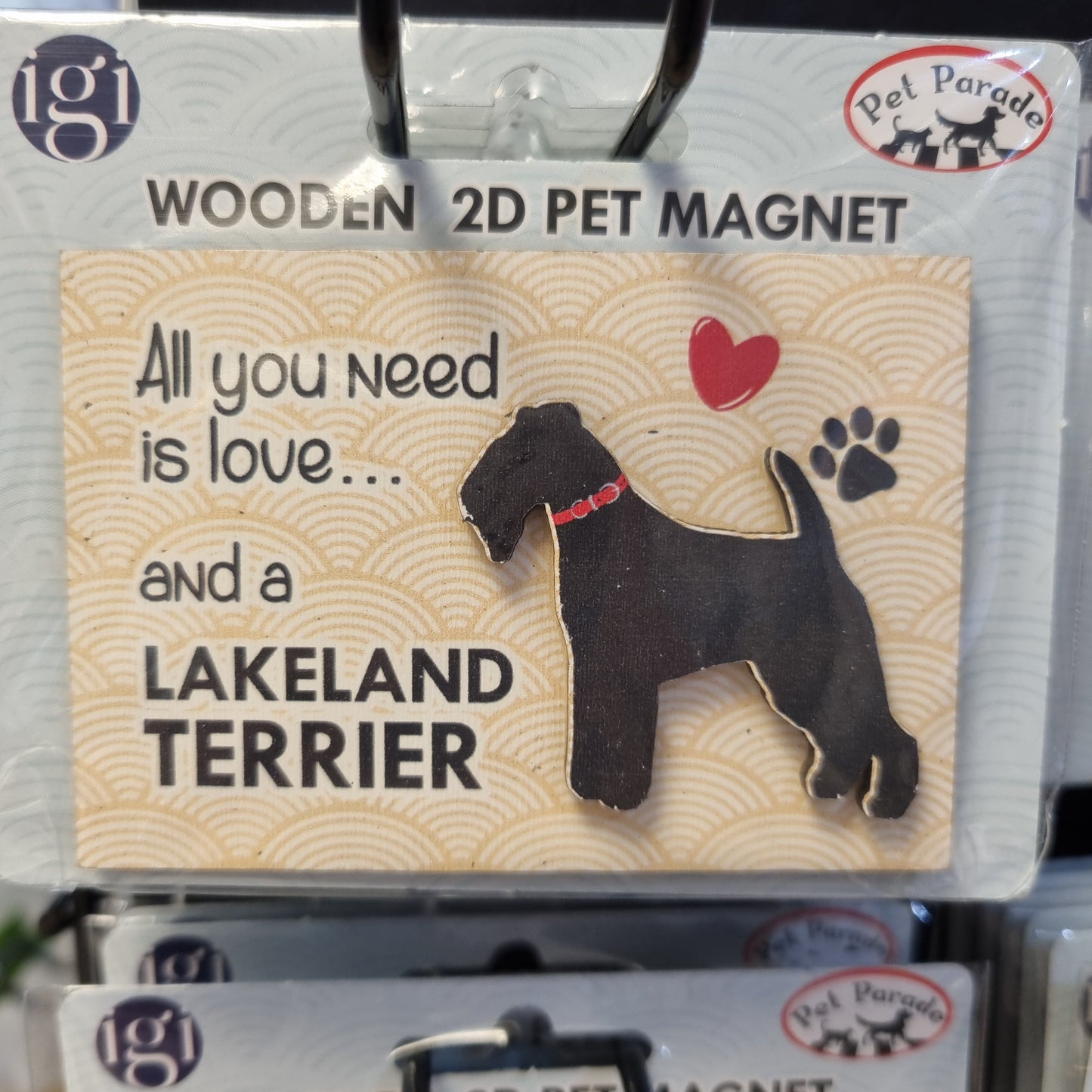 Lakeland Terrier Wooden Magnet