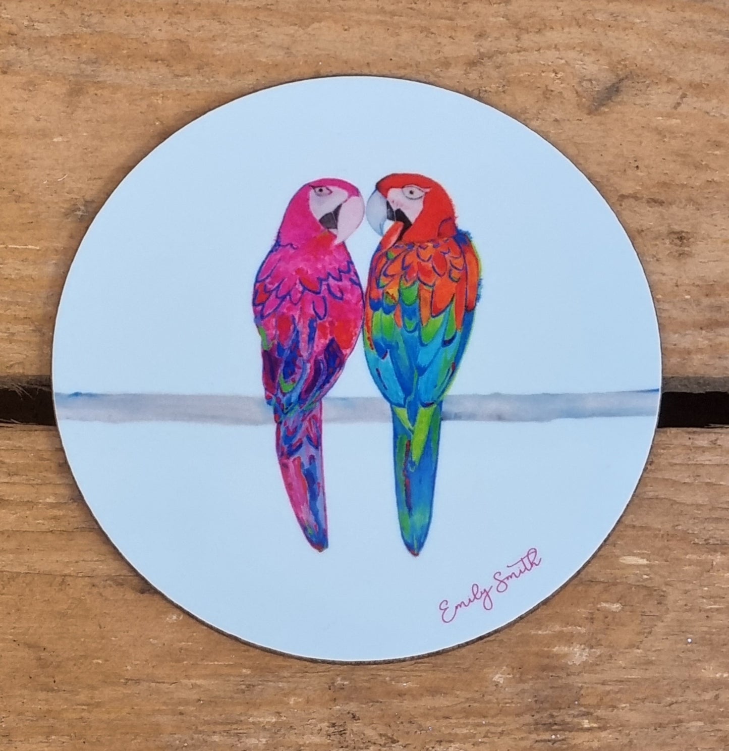 Two Parrots Coaster