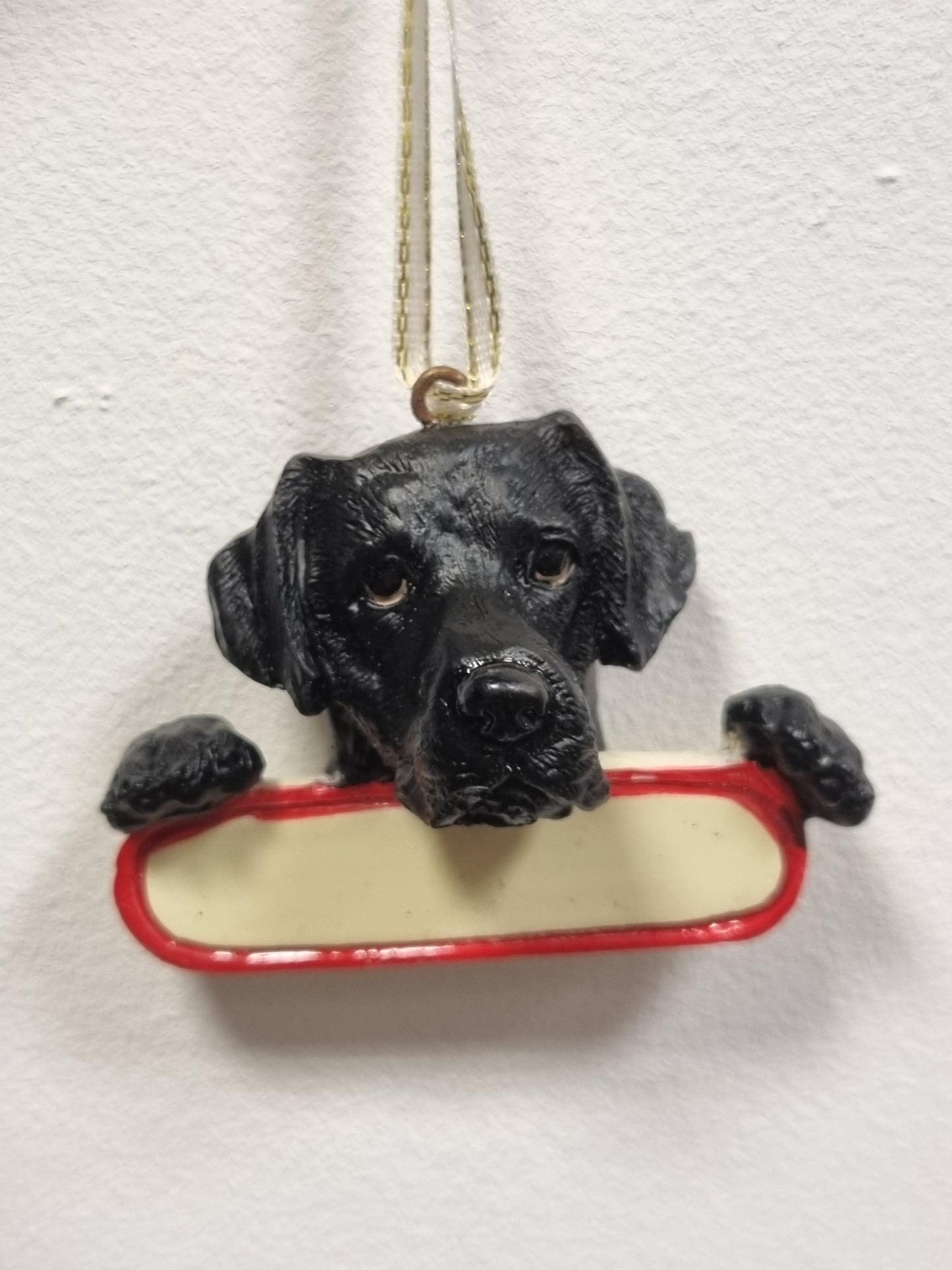 Black Labrador Hanging Ornament Christmas Decoration