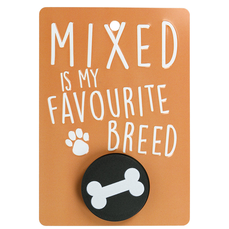 Pooch Pals Dog Lead Holder - Mixed is My Fav Breed