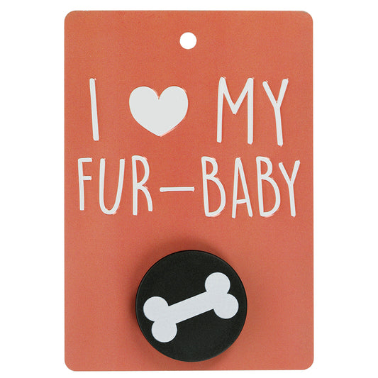 Pooch Pals Dog Lead Holder - I heart My Fur-Baby