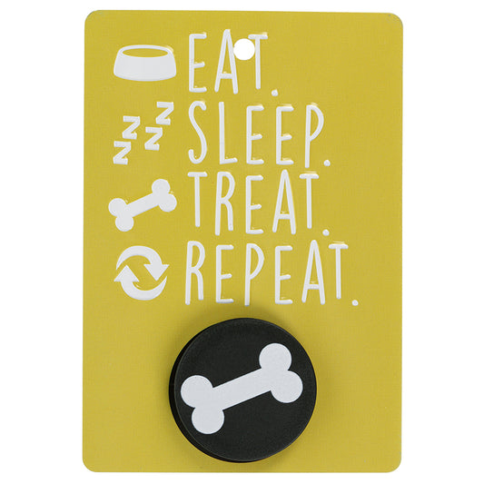 Pooch Pals Dog Lead Holder - Eat, Sleep, Treat, Repeat