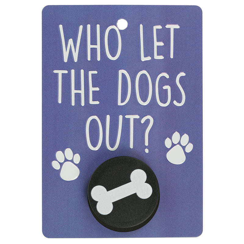 Pooch Pals Dog Lead Holder - Who Let the Dogs Out