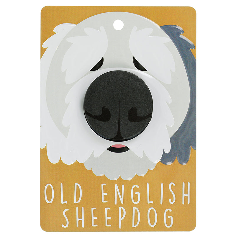 Pooch Pals Dog Lead Holder - Old English Sheepdog