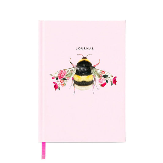 Luxury Fabric Covered Journal - Bee