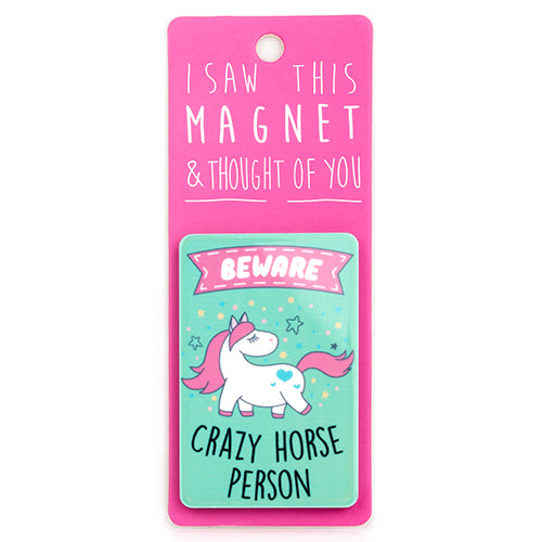 Crazy Horse Person Magnet
