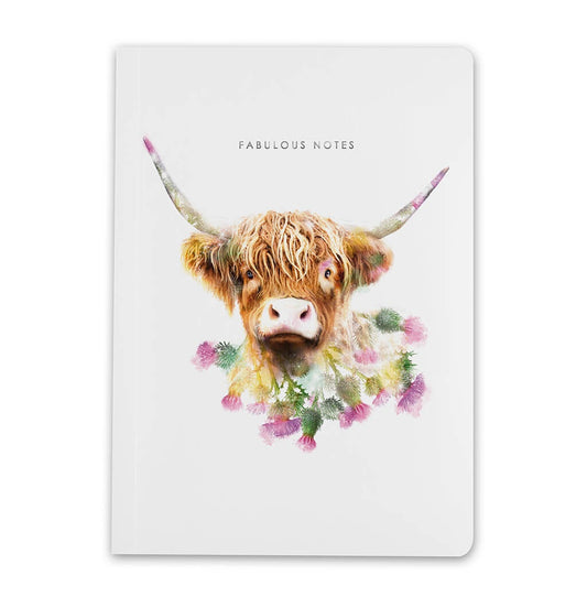 Highland Cow Luxury Notebook