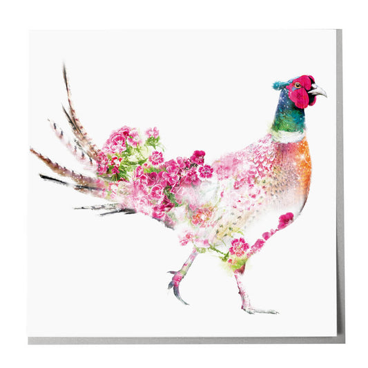Botanical Pheasant Card