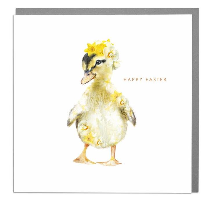 Happy Easter Duckling Card - front