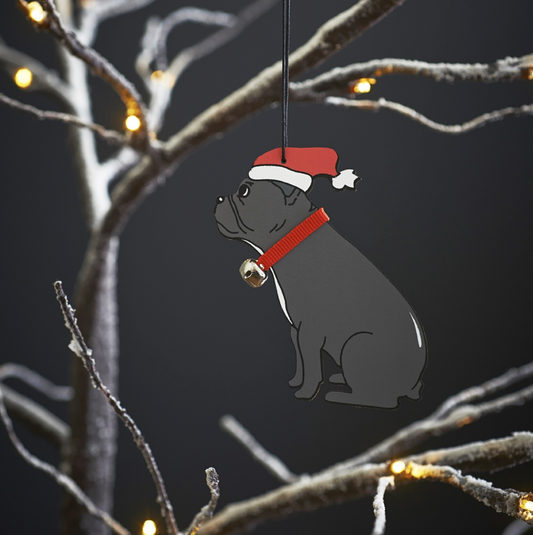 French Bulldog Christmas Tree Decoration