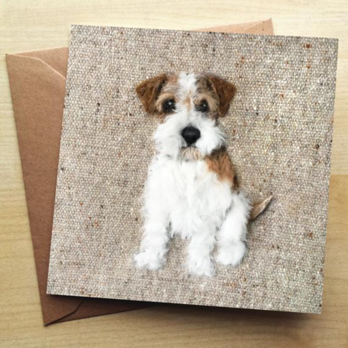 Rough Haired Jack Russell Card