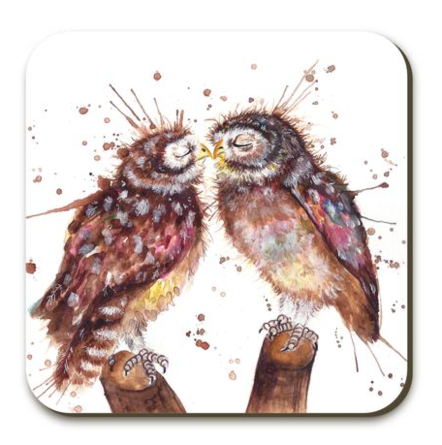 Splatter Owls Coaster - Loved Up