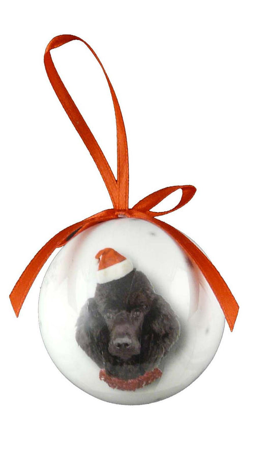 Christmas Pet Bauble - Black Poodle