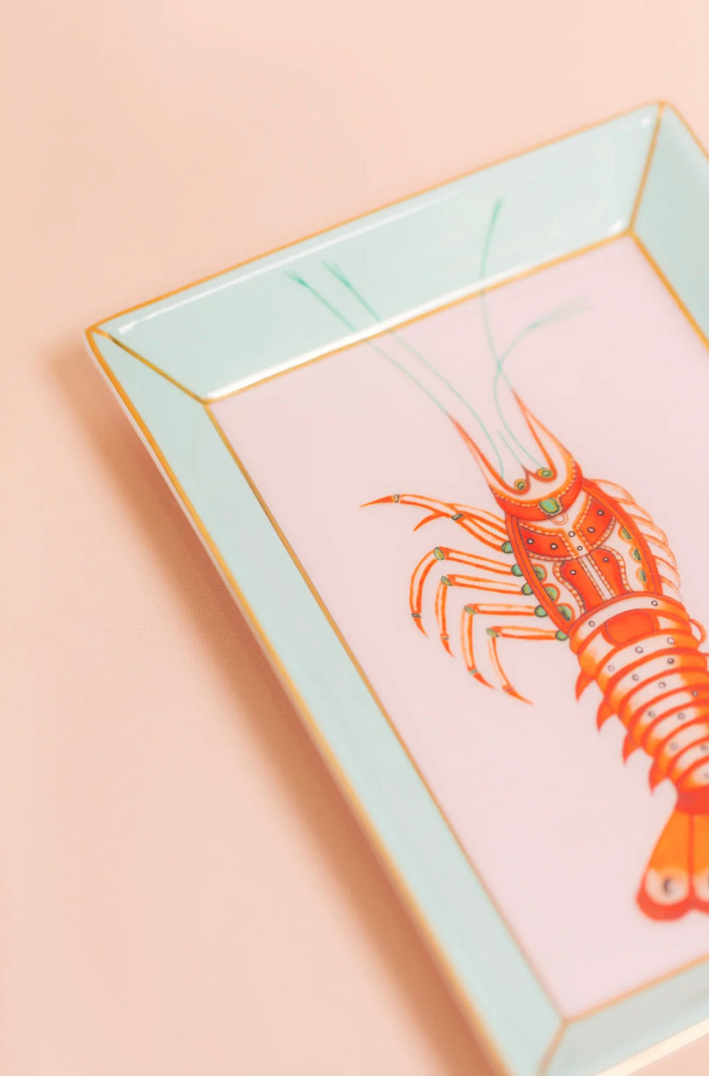 Lobster Rectangular Trinket Dish - Yvonne Ellen