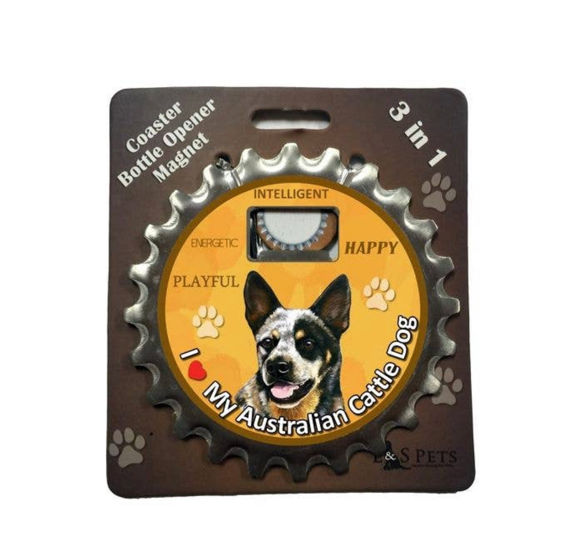 Bottle Opener Magnet - Australian Cattle Dog