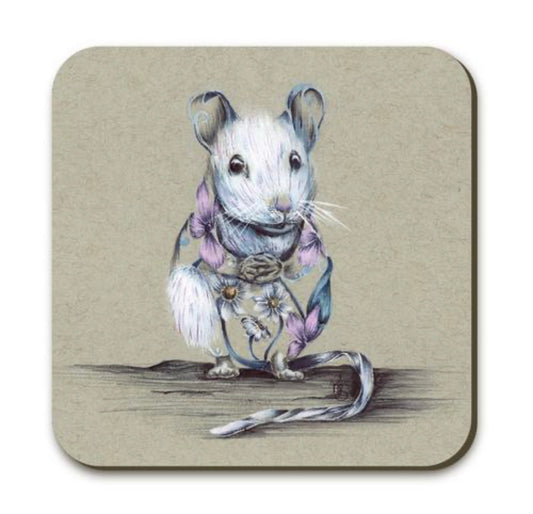 Rustic Mouse Coaster
