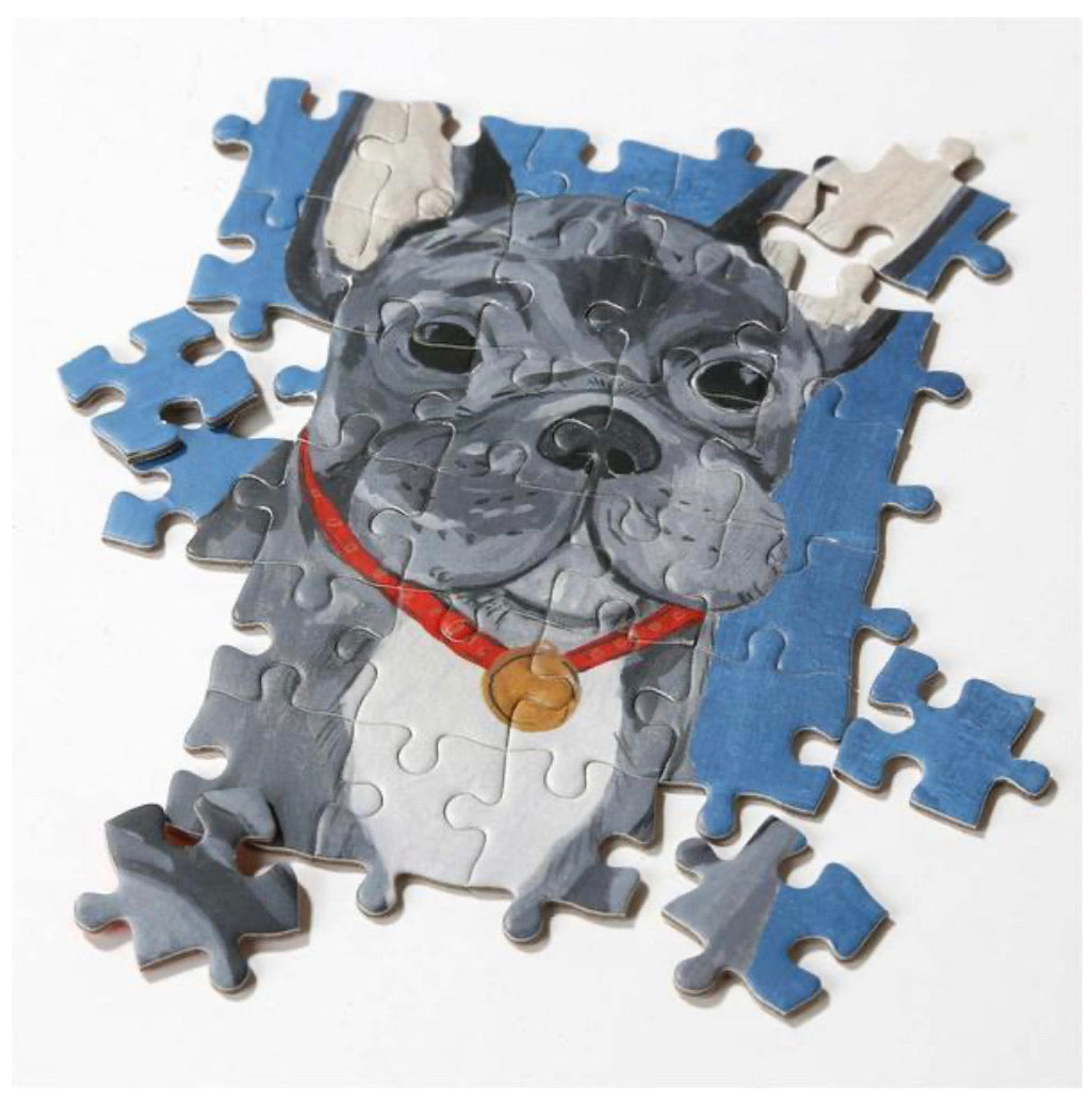 French Bulldog Double Sided Puzzle - 100 Pieces