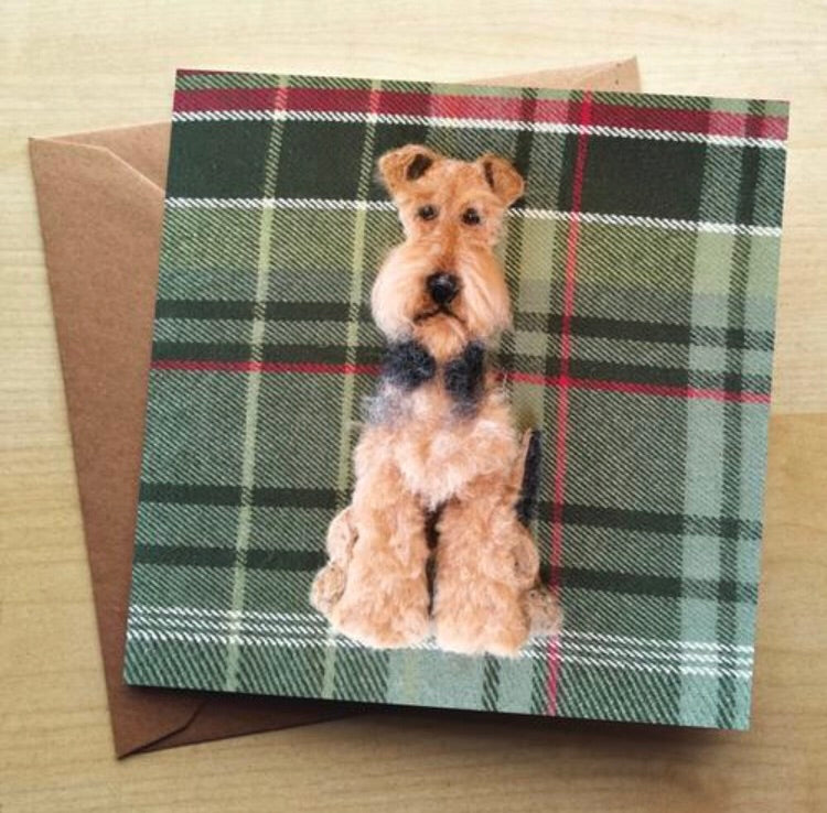 Airedale Terrier Card
