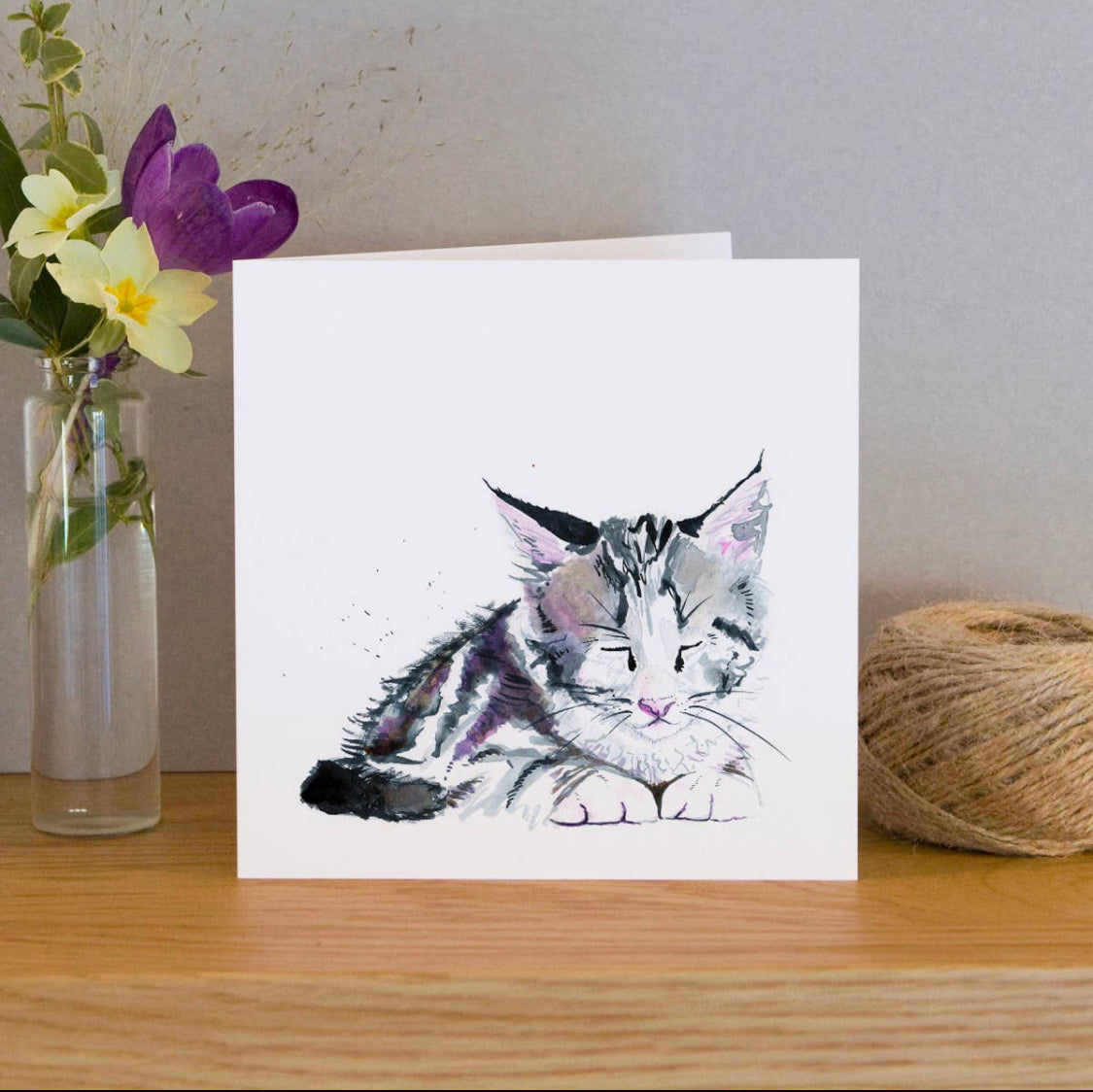 Kitten Blank Greeting Card