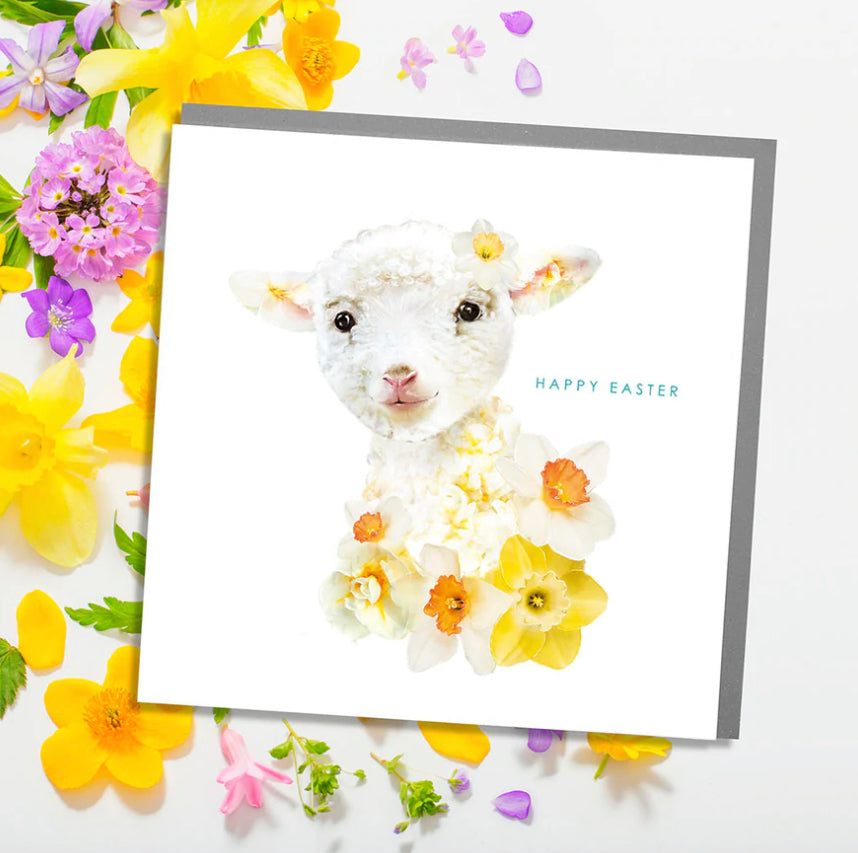 Happy Easter Lamb Card